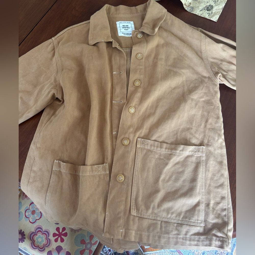 Pull&Bear Light Brown Denim Jacket